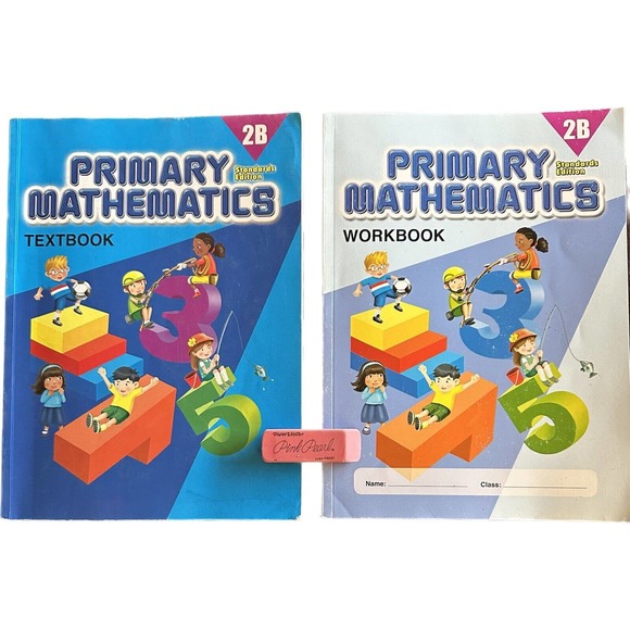 Singapore Math Primary Mathematics 2B Workbook & Textbook Standards Edition READ - Picture 1 of 5